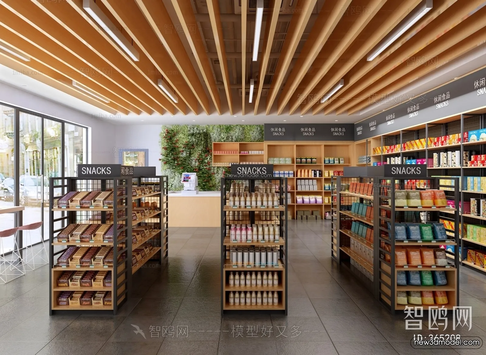 Super Market And Shop - 3D Interior Scene - 3D Models - 025