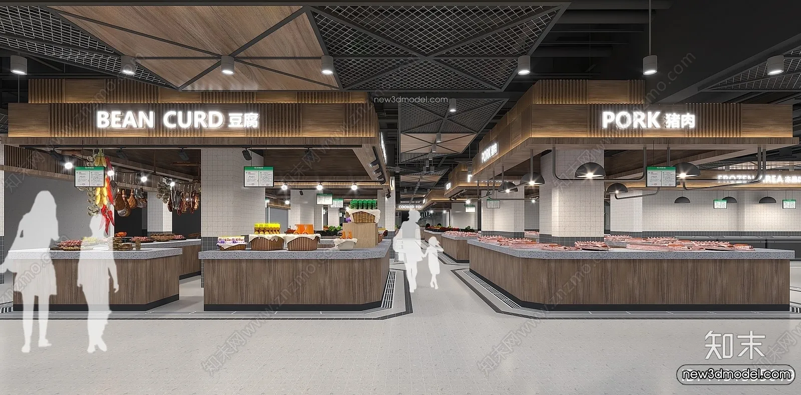 Super Market And Shop - 3D Interior Scene - 3D Models - 034