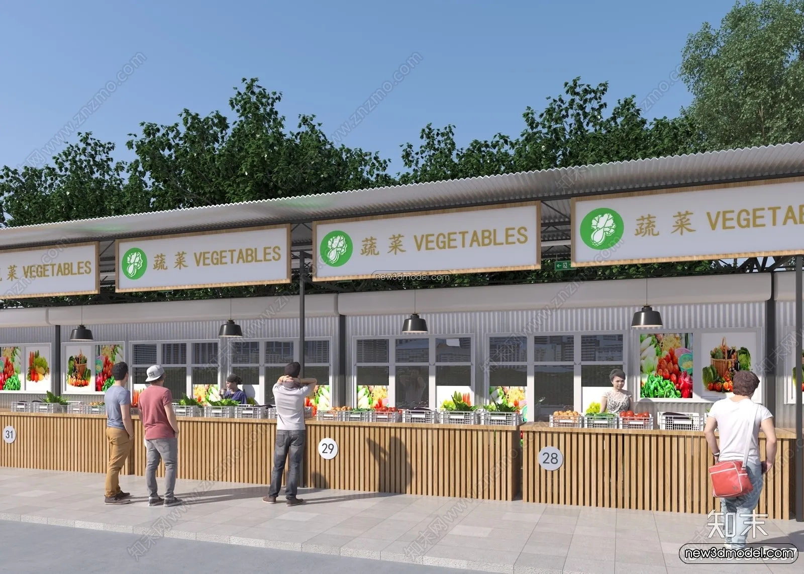 Super Market And Shop - 3D Interior Scene - 3D Models - 038