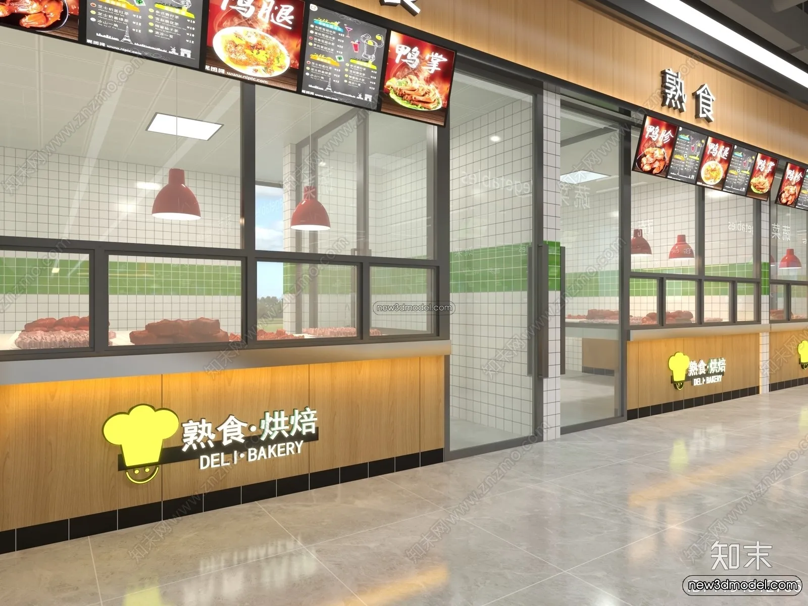 Super Market And Shop - 3D Interior Scene - 3D Models - 049