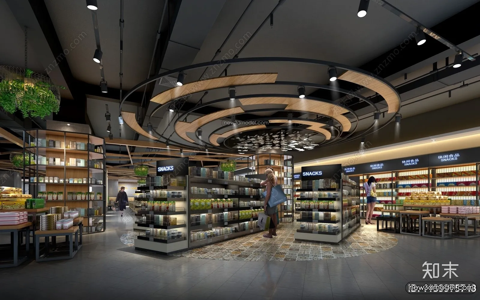 Super Market And Shop - 3D Interior Scene - 3D Models - 074