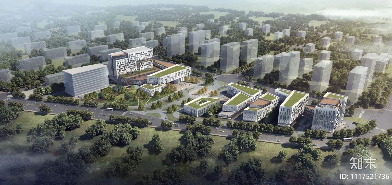 Supermarket - Shoping Mall - Office - Buiding 3D Models - 3DSMax and Proxy - 002