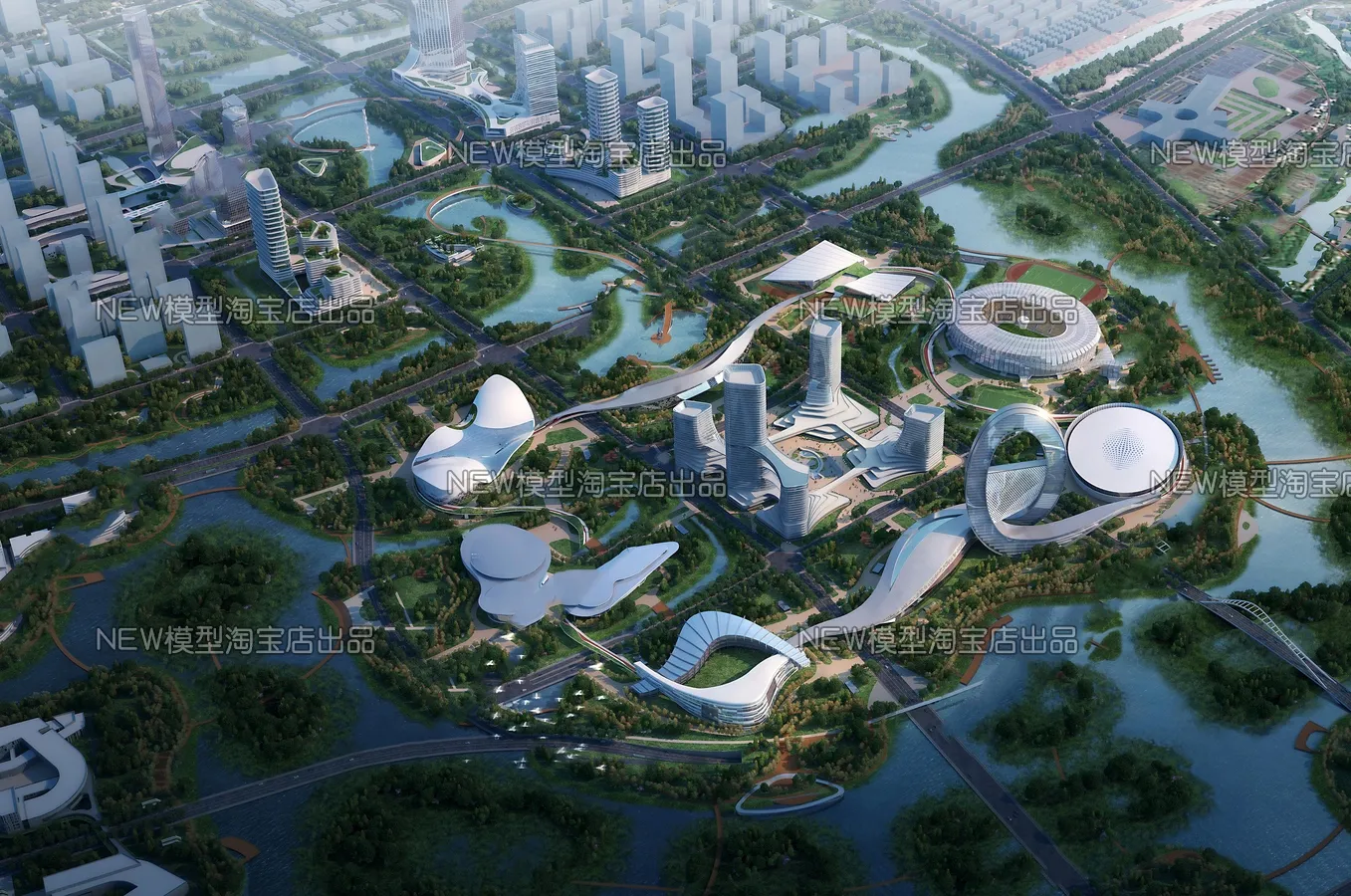 Supermarket - Shoping Mall - Office - Buiding 3D Models - 3DSMax and Proxy - 007