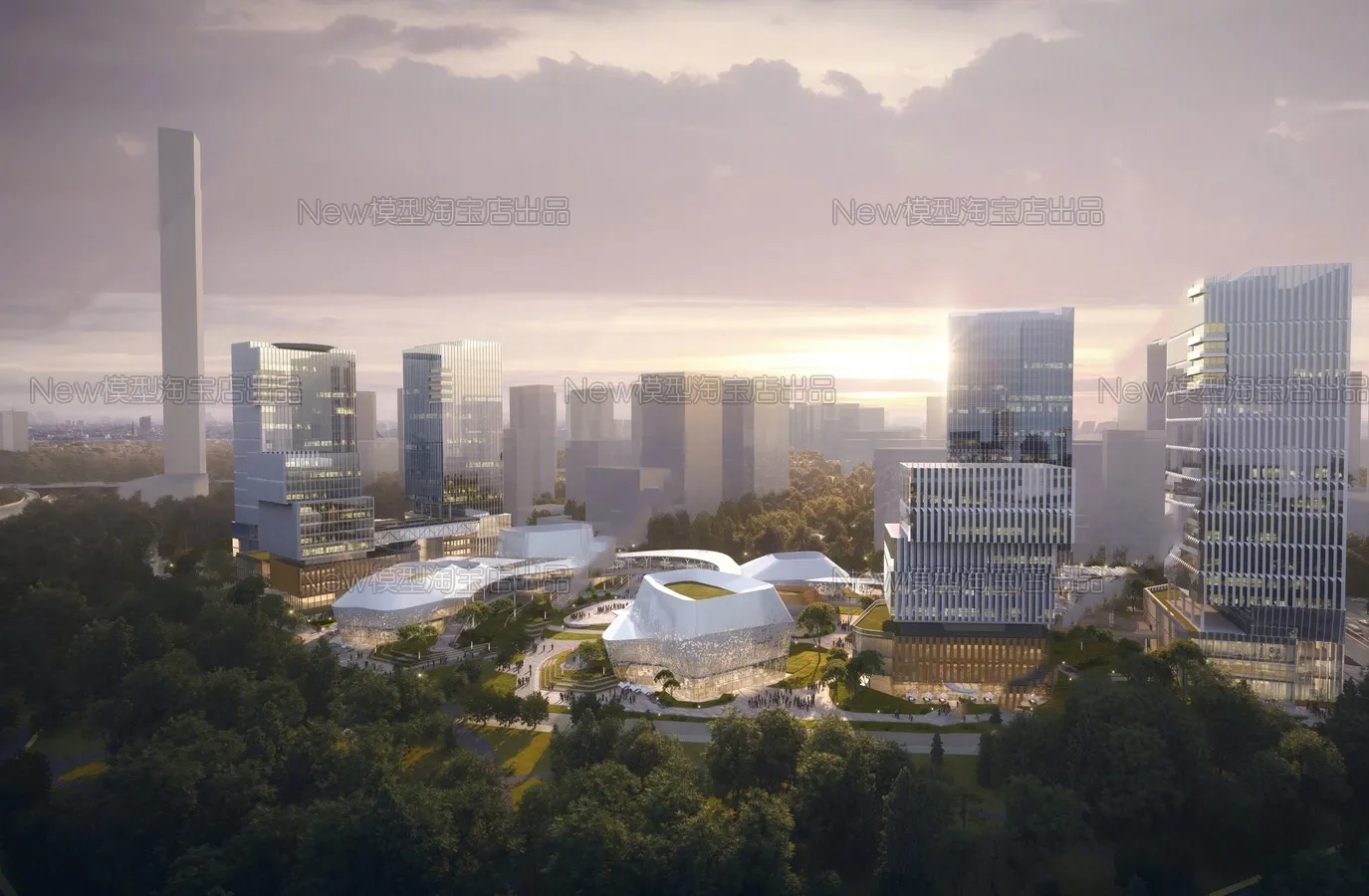 Supermarket - Shoping Mall - Office - Buiding 3D Models - 3DSMax and Proxy - 010