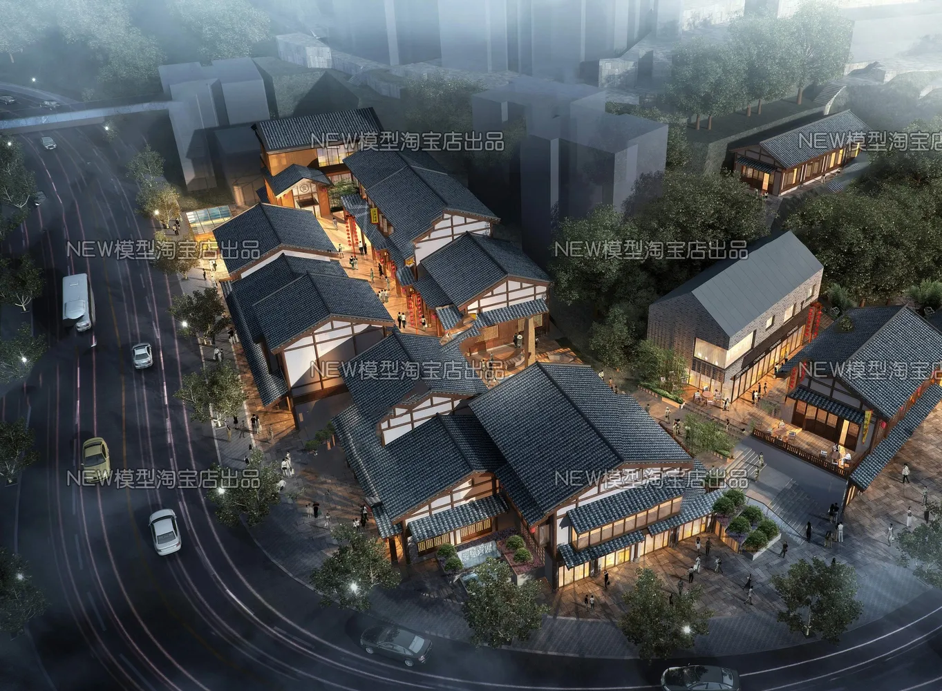 Supermarket - Shoping Mall - Office - Buiding 3D Models - 3DSMax and Proxy - 011