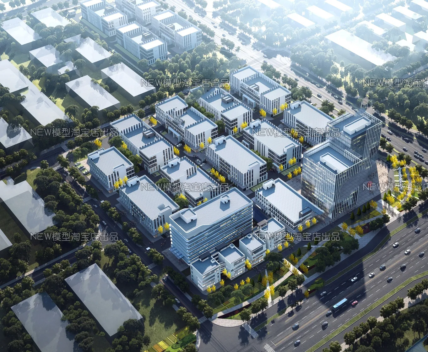 Supermarket - Shoping Mall - Office - Buiding 3D Models - 3DSMax and Proxy - 013