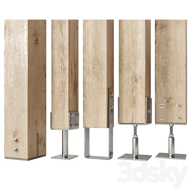 Support for pillars 3D Model