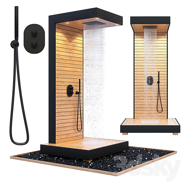 Supra Outdoor Shower 3D Model