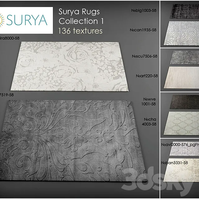 Surya rugs 1 3DModel