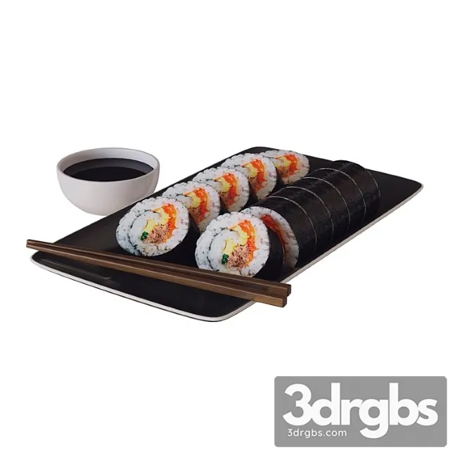 Sushi 01 3D Model Free