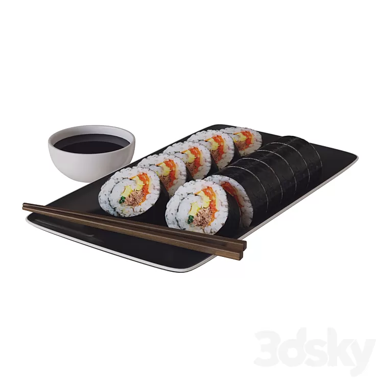 sushi 01 3D Model