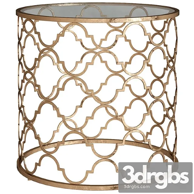 Susie fretwork side table 2 3D Model Free
