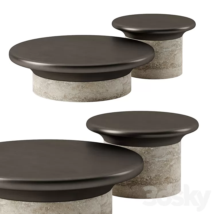 Suspence coffee tables Enne 3D Model Free