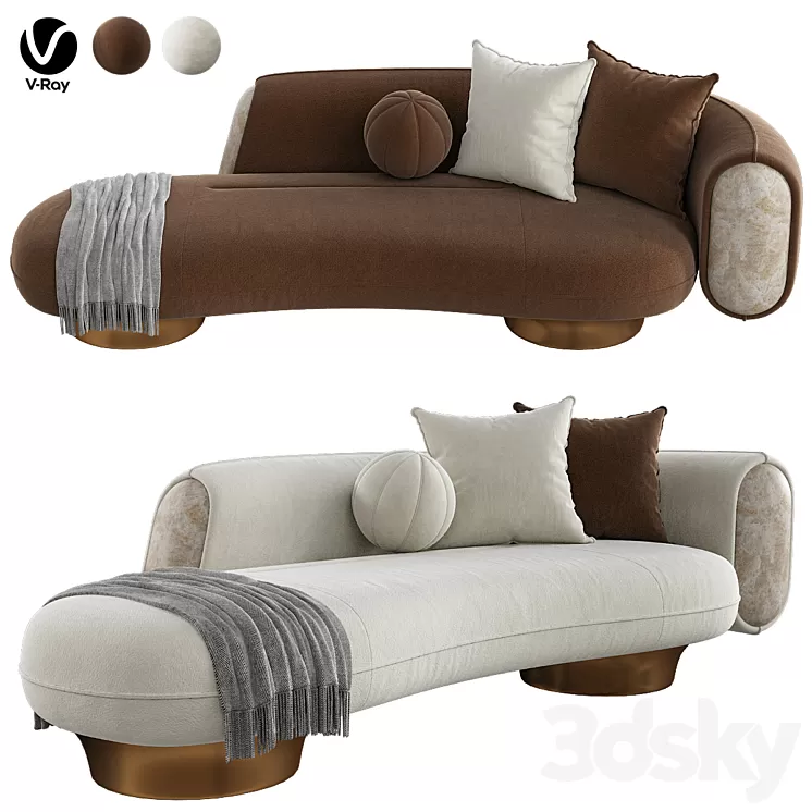 Suspence Sofa B 3D Model Free