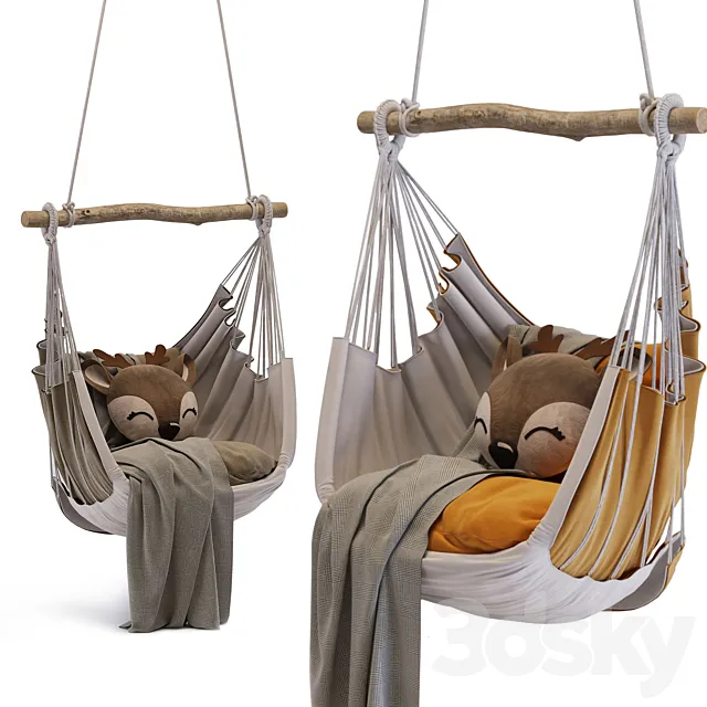 Suspended Chair 3D Model
