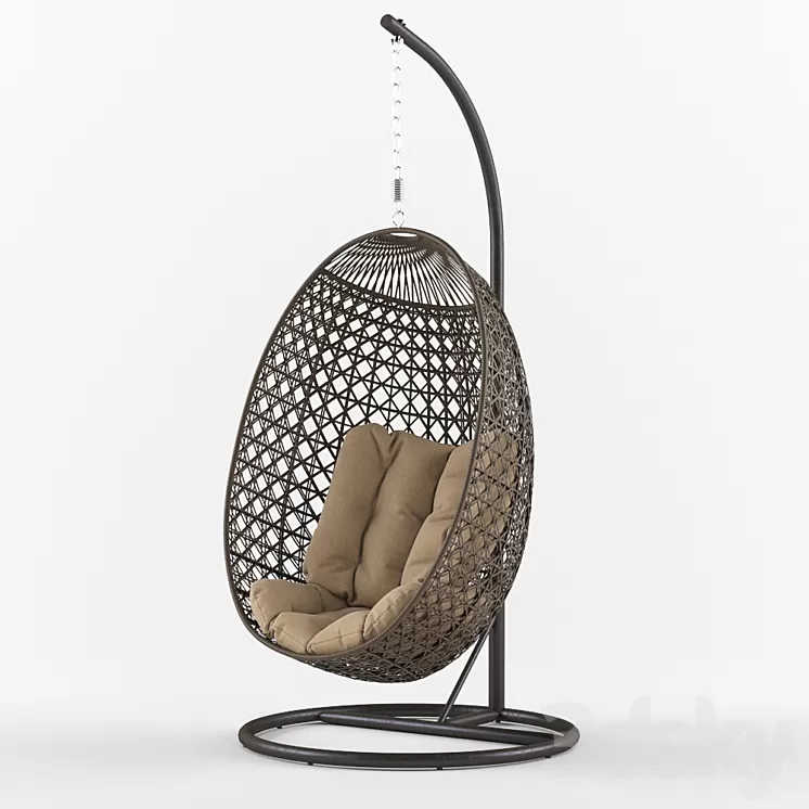 Suspended chair Tenerife 3D Model