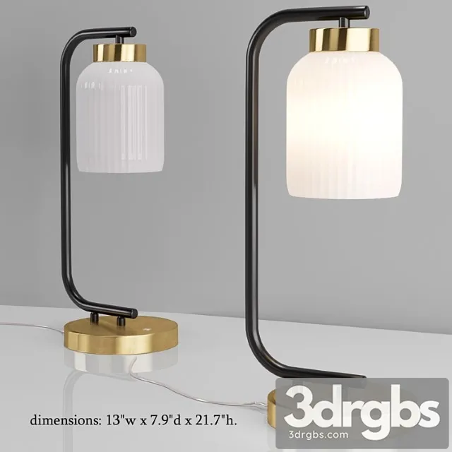 Suspended Glass Table Lamp 3D Model Free