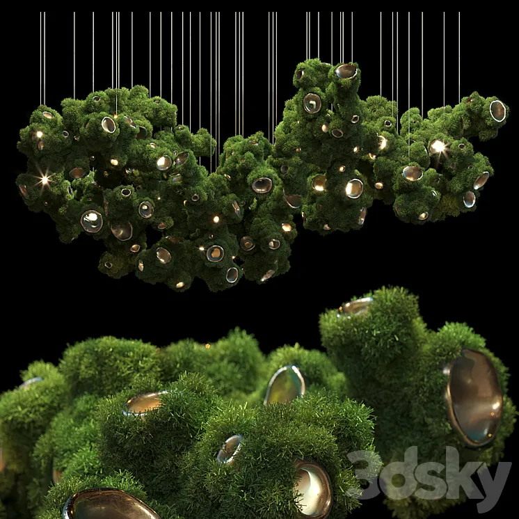 Suspended phytomodule with lighting Vargov Design Free Download