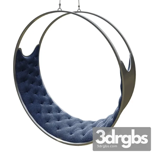 Suspended swing chair 2 3D Model Free