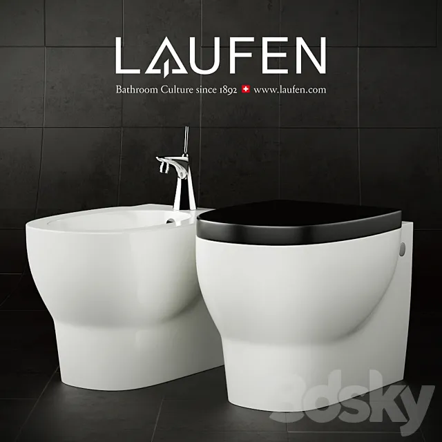 Suspended toilet and bidet Laufen Mimo Free Download