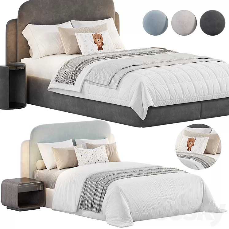 Suspender bed 3D Model Free