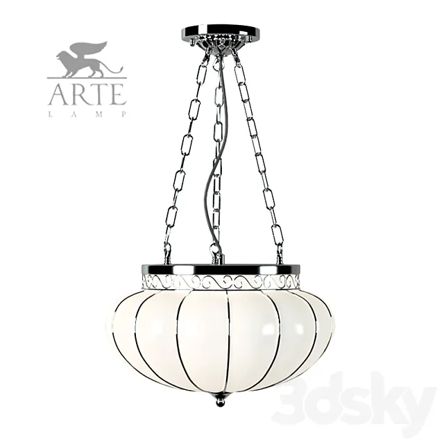 Suspension Arte Lamp A2101SP-4WH Venice 3DModel