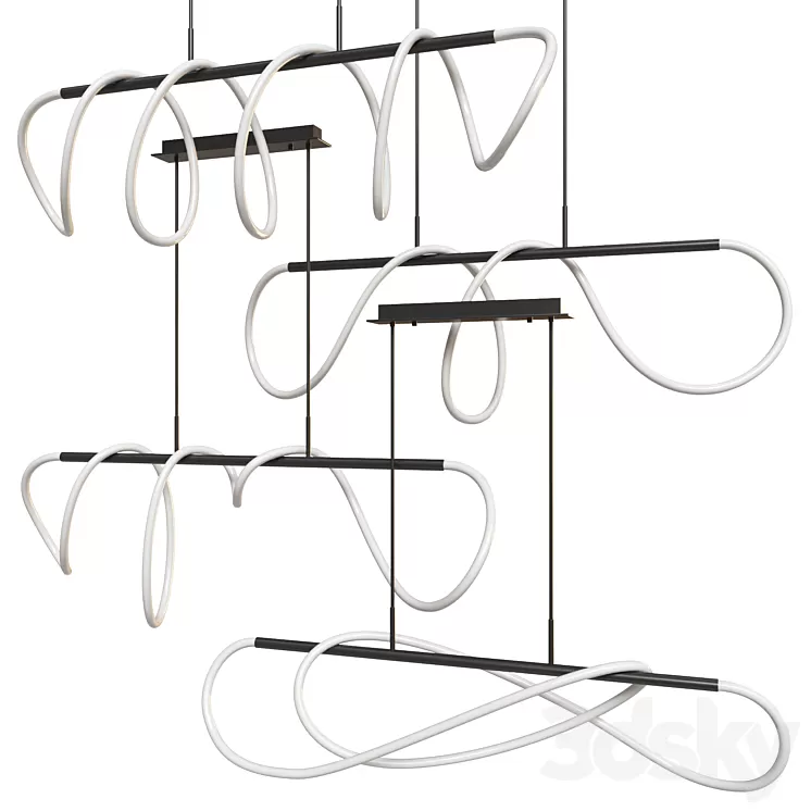 Suspension Arte Lamp KLIMT 3D Model Free