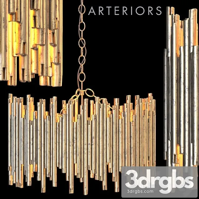 Suspension Arteriors Prescott Pendant 86801 3D Model Free