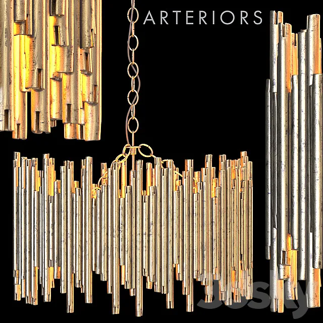 Suspension Arteriors Prescott Pendant 86801 3D Model
