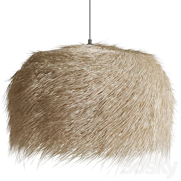 Suspension demi-boule palm 3D Model