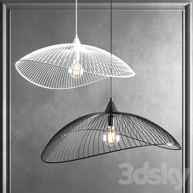 Suspension e27 scandinave kasteli 3D Model