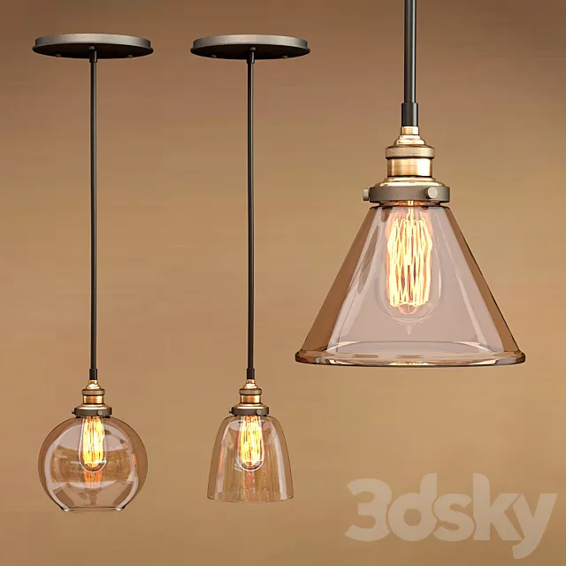 Suspension Edison 3D Model