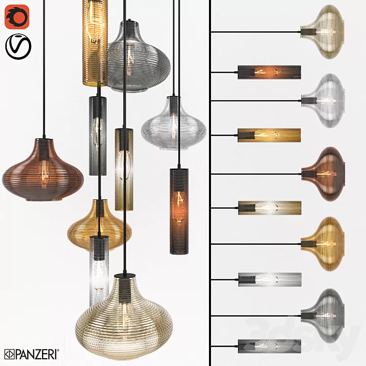 Suspension EMMA Panzeri 3D Model