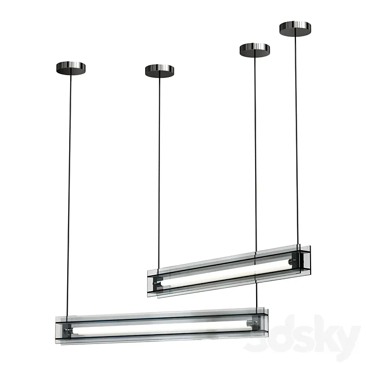 Suspension Hanging lamp 3D Model Free