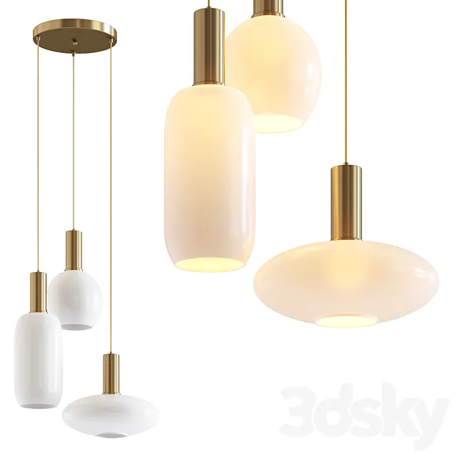 Suspension lamp Moderli Martin-2 3D Model