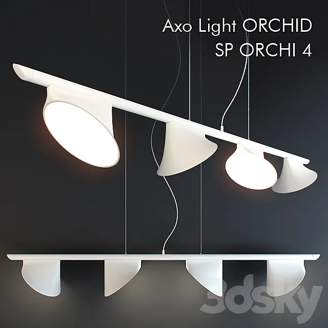 Suspension light Axo Light ORCHID SP ORCHI 4 3DModel