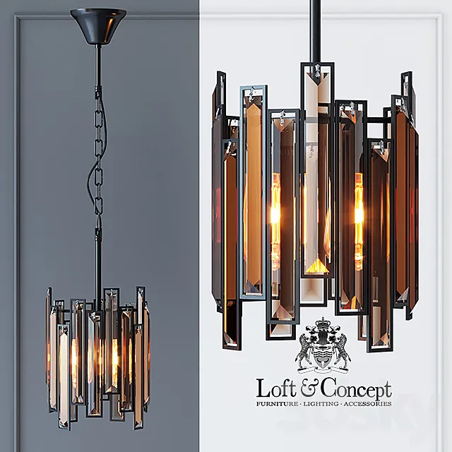 Suspension light Darkness Pendant 3D Model