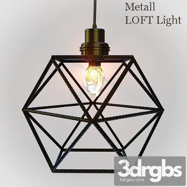 Suspension Made of Reinforcement in Loft Style 1 3D Model Free