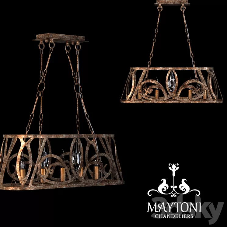 Suspension Maytoni H237-05-G 3D Model
