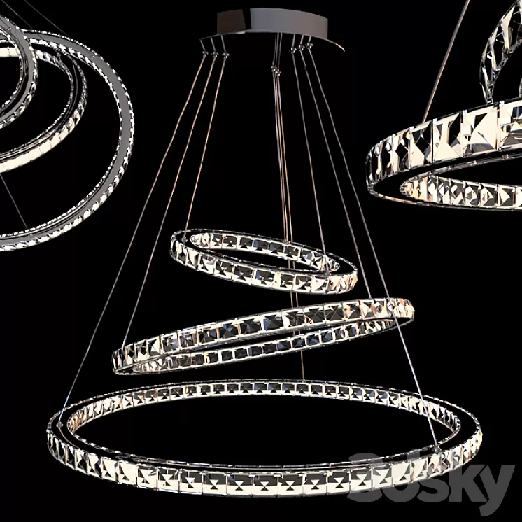 Suspension Regenbogen Crystal 498011903 3D Model