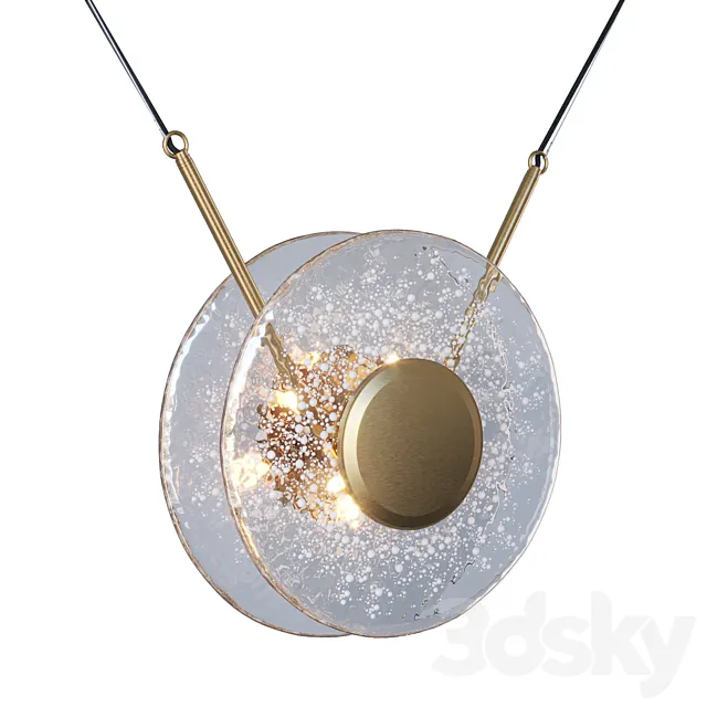 Suspension "Sprinkled Glass" art. 25656 by Pikartlights 3DModel