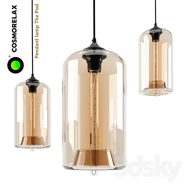 Suspension The Pod – Cosmorelax Pendant lamp The Pod 3D Model