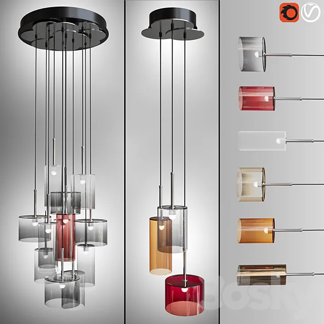 Suspensions SPILLRAY AXOLIGHT 3D Model