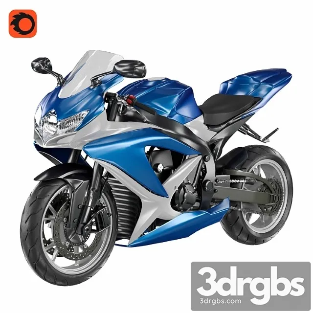 Suzuki GSX 750 3D Model Free