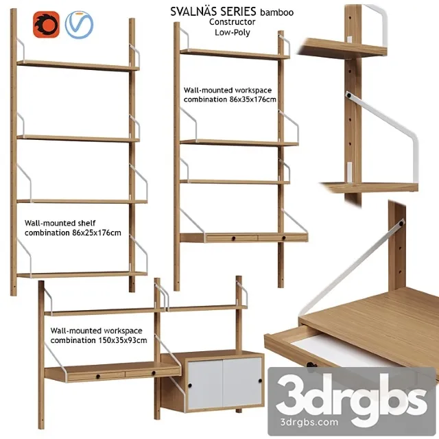 Svalnas ikea type 3 system and furniture designer vol. 1 2 3D Model Free