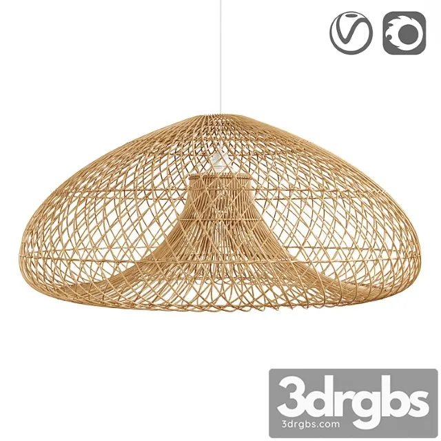 Svetilnik Iz Rotanga Titou 3D Model Free