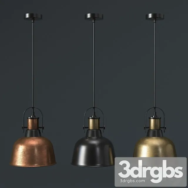 Svetilnik Loft Globo Kutum 1 3D Model Free