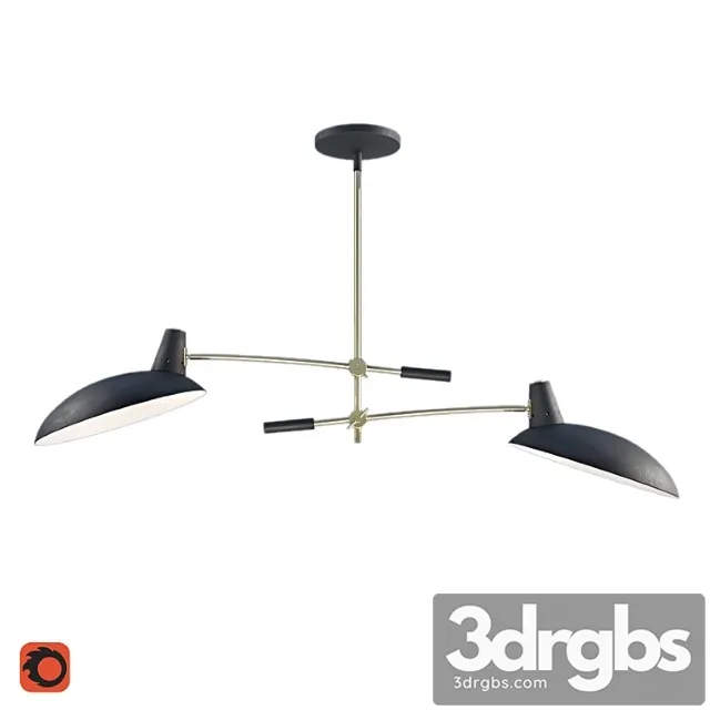 Svetilnik Potolochnyi La Redoute Rosella 3D Model Free