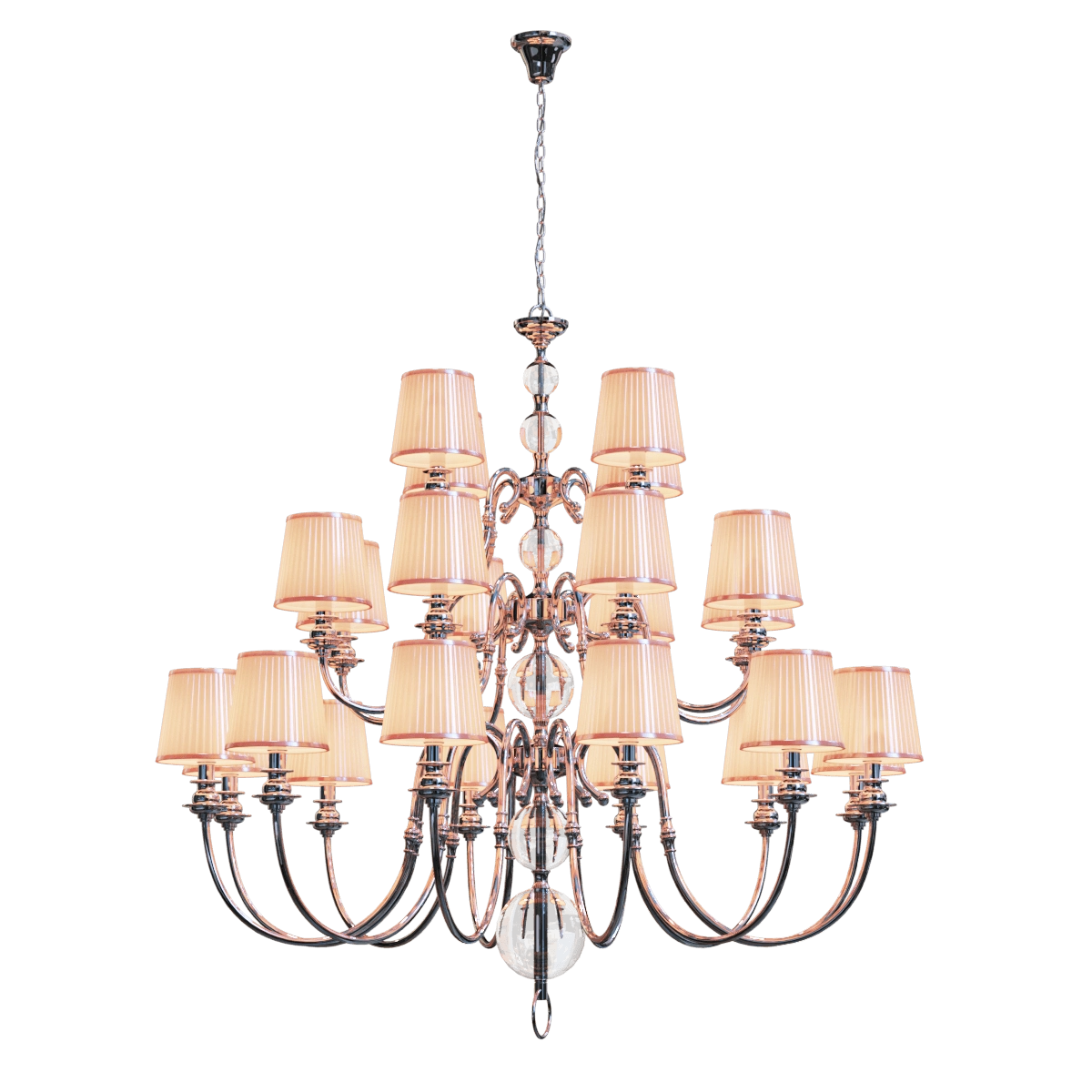 Svetilnikoff - Chandelier Newport 31010+12c 3D Model