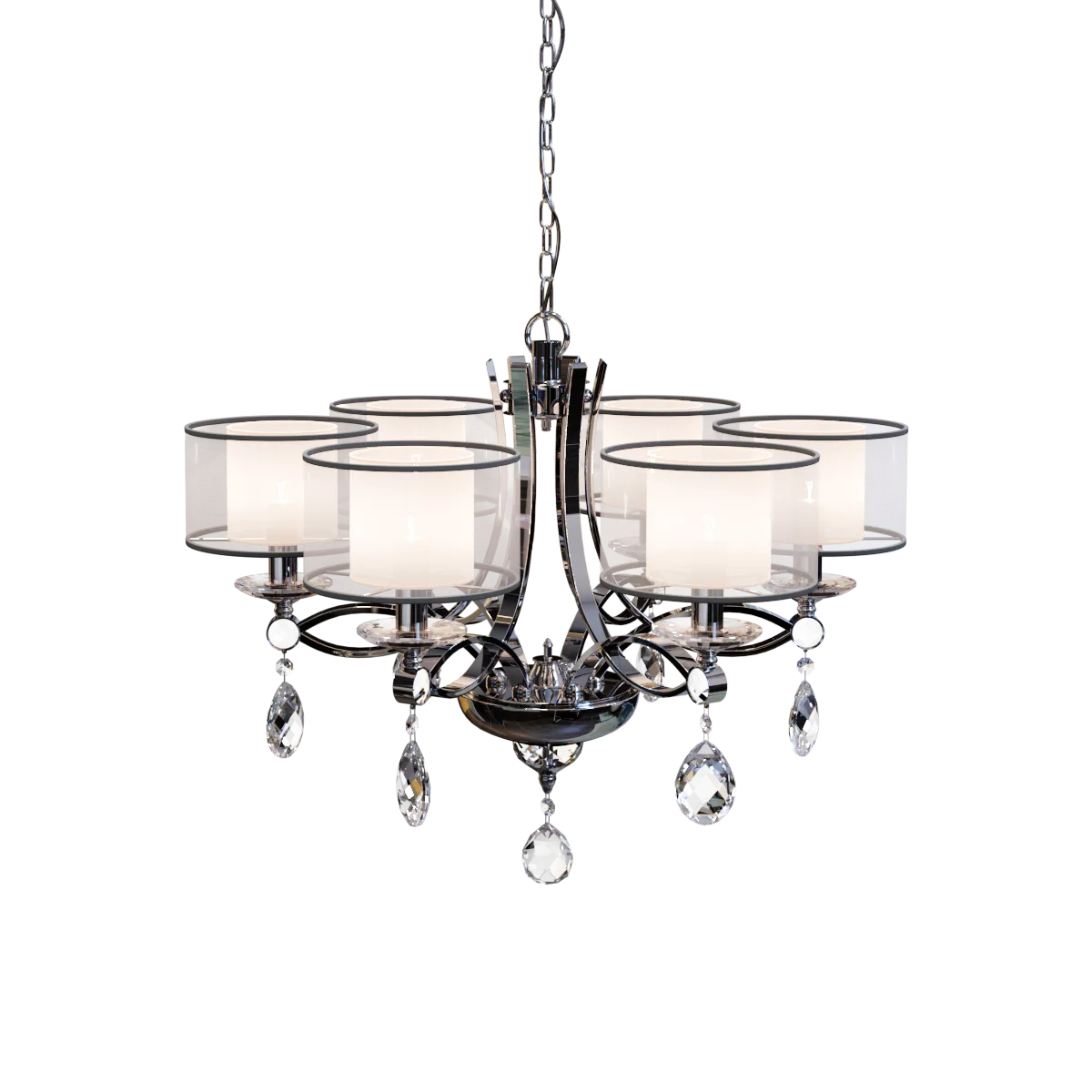 Svetilnikoff - Pendant lamp Newport 1606/C 3D Model